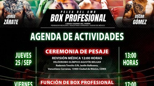 Jonathan “Tachi” Rojas y Raymundo “Rojas” García superan la báscula rumbo a su duelo en el Lienzo Charro del Peñón