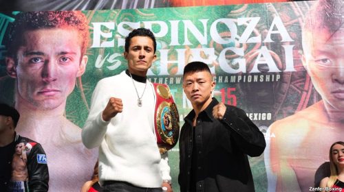 “El Divino” Espinoza vuelve a casa para defender su corona ante Arnold Khegai