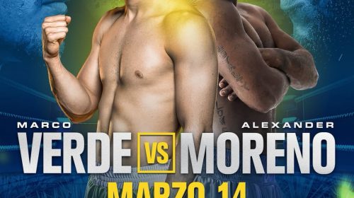 Marco Verde enfrentará a Alexander Moreno en Guadalajara