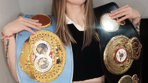 Evelin Bermúdez debuta en el escenario de MVP y expone su reinado unificado en Orlando