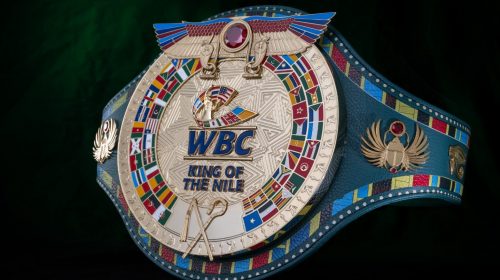El WBC presentó el cinturón “Rey del Nilo” para la histórica pelea entre Usyk y Verhoeven en Egipto