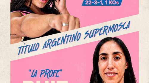La Indiecita López y La Profe Ruiz disputarán el título argentino supermosca en Junín