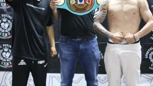 Todo listo para la función de Apostol Boxing