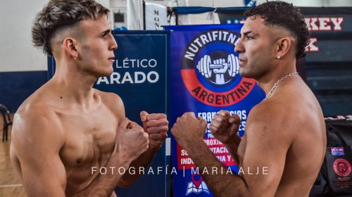 Todo listo para la velada de boxeo en el Club Alvarado