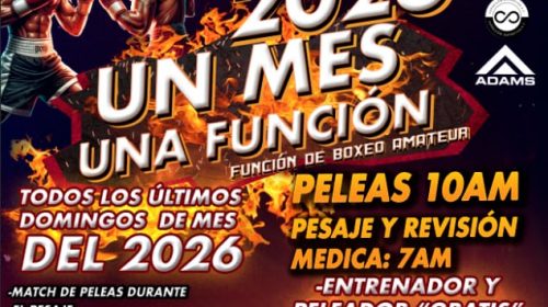 EL GIMNASIO NUEVO JORDÁN PRESENTA SU TEMPORADA DE BOXEO AMATEUR 2026: “UN MES, UNA FUNCIÓN”