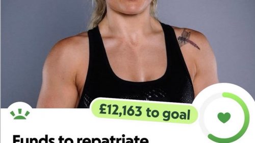 Raven Chapman hospitalizada tras sufrir una hemorragia cerebral durante un entrenamiento