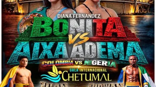 Diana Fernández defiende su título mundial interino supermosca WBC ante Aixa Adema