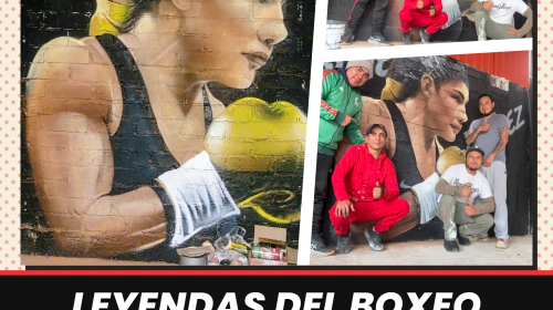 Leyendas del boxeo mexicano, plasmadas en un gimnasio de Metepec